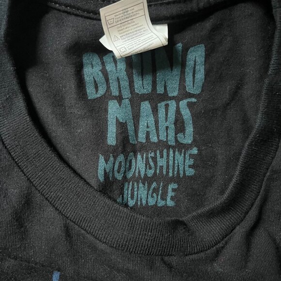 Bruno Mars Moonshine Jungle 2013 Concert Tour Graphic T Shirt Size Medium - Picture 3 of 7